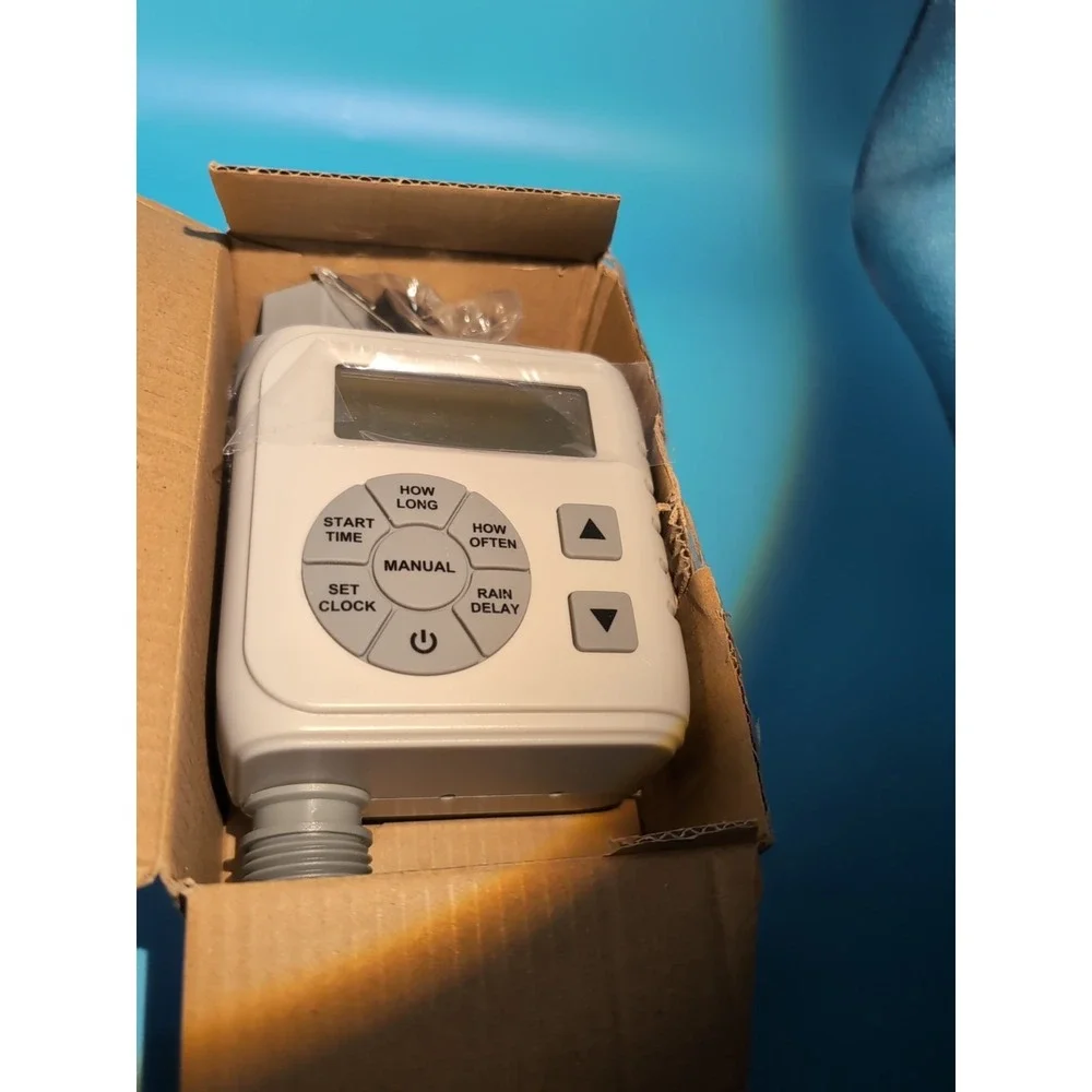 Sprinkler Timer, Programmable Irrigation Water Timer for Garden Hose, Solar/Batt
